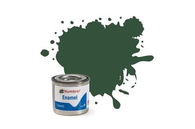 Humbrol Emaillelack 14ML No 78 Cockpitgrün - Matt