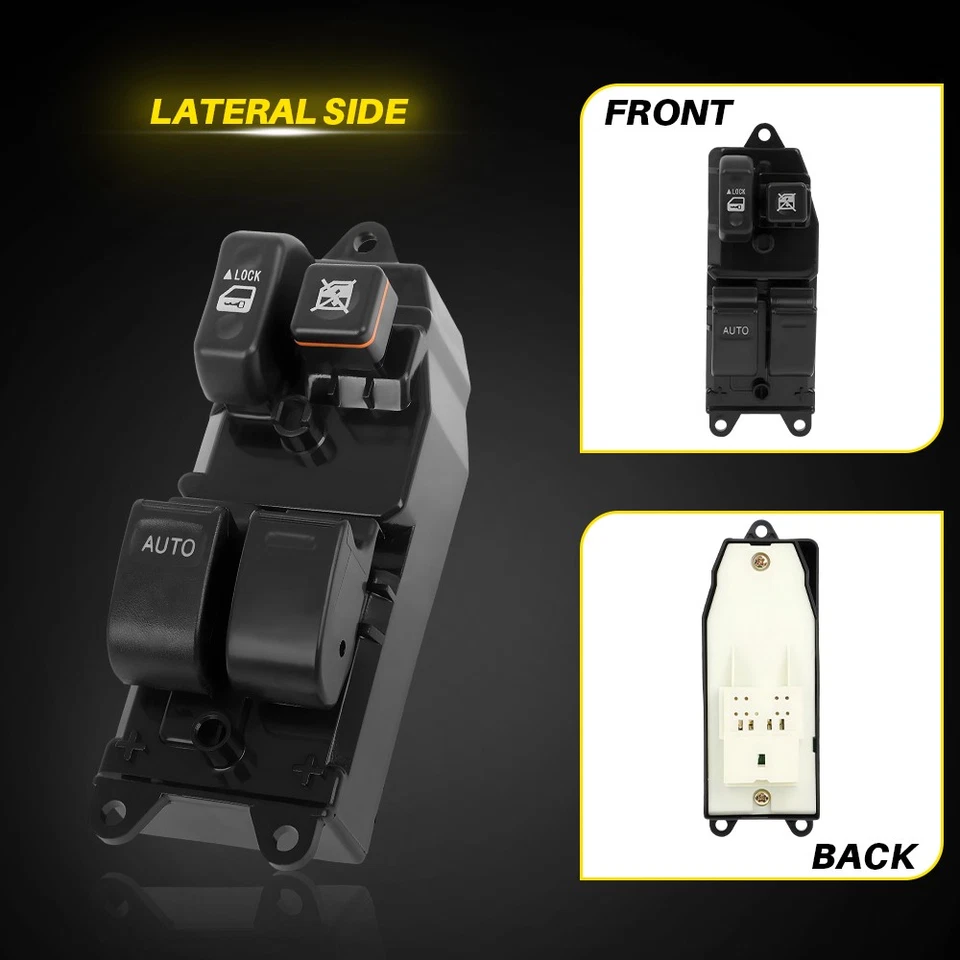 Interruptor de control maestro de ventana eléctrica nuevo para Toyota Sienna 1998 1999 2000 Foto 3 de 4