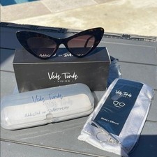 Tortoise Cat-Eye Sunglasses with UV Protection NWB