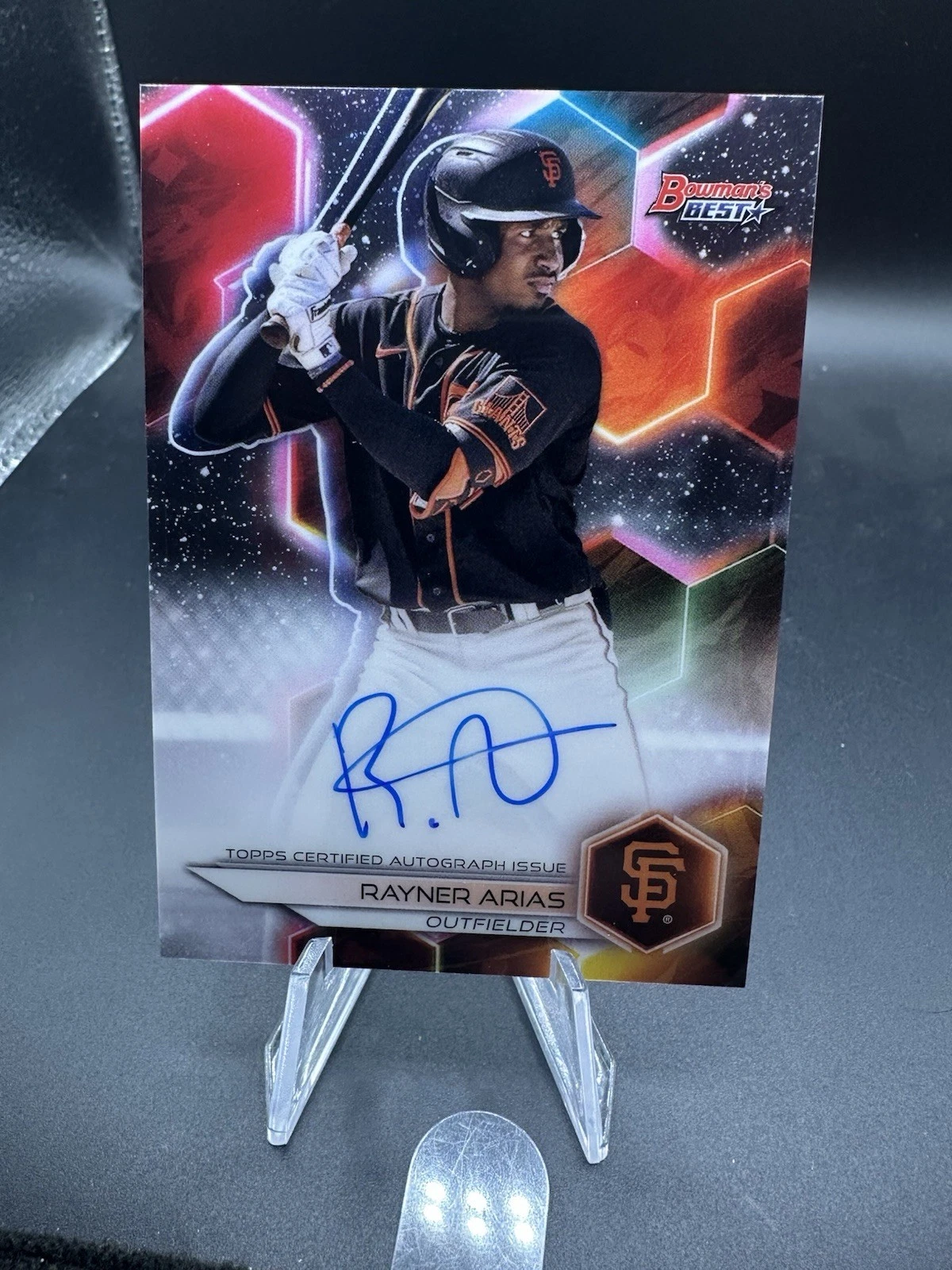 2023 Bowman's Best - Best of 2023 Autographs Rayner Arias #B23-RA (AU, RC)