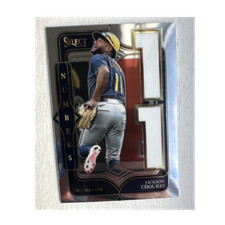 Panini Select Jackson Chourio Select Numbers #7 Brewers 2025 MLB