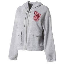 Women's Ohio State Buckeyes Full-Zip Hoodie by Erin Andrews, Size Small