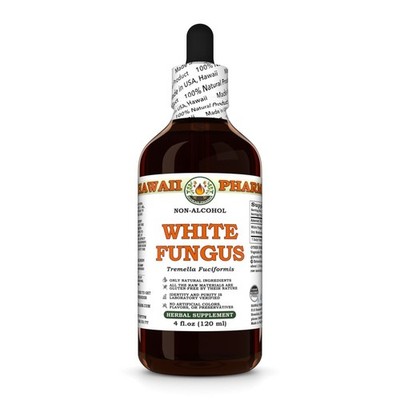 White Fungus (Tremella Fuciformis) Glycerite, Dried Mushroom Liquid Extract