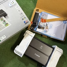 Canon PIXMA iP110 Wireless Black Mobile Printer w/ Power Cord - Tested Working