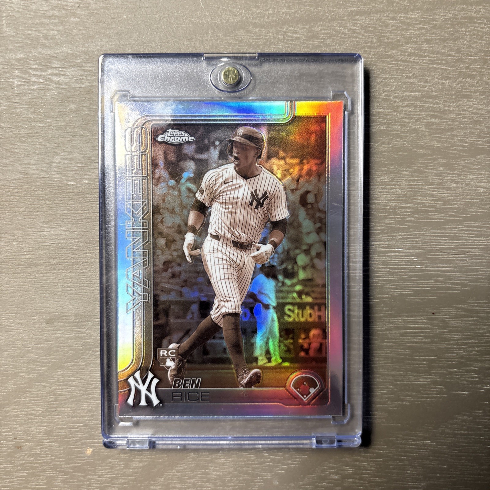 2025 Topps Chrome - Ben Rice #139 Sepia Refractor (RC)