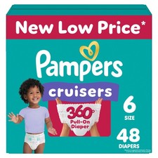 Pampers Diapers - Cruisers 360 - Size 6, 48 Count, 360