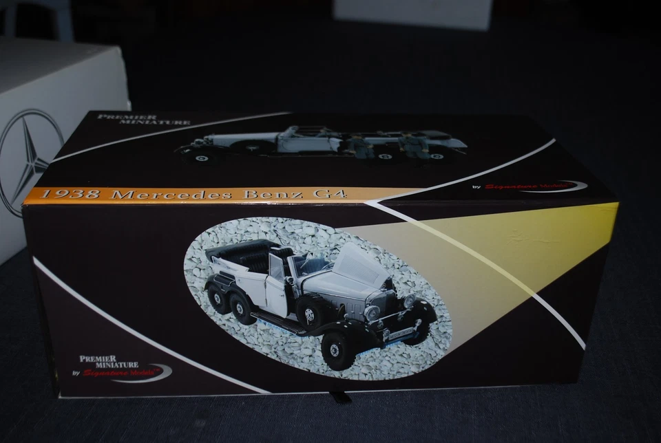 PREMIER MINIATUR BY SIGNATURE MODELS MERCEDES BENZ G4 NOIRE 1938 REF PM-38202 - Photo 2/4