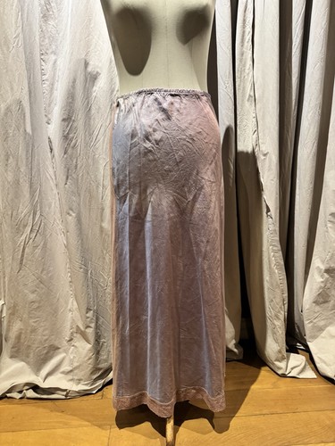 Dosa Silk Iridescent Maxi Skirt W/ Lace Hem Size 3 ( M/ L)