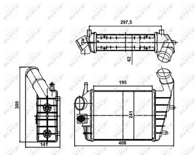 FOR NRF 30123A INTERCOOLER / CHARGER