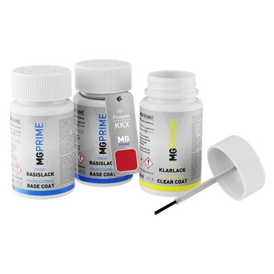 Autolack Lackstift Set für Peugeot KKX Rouge Tiziano Tiziano Rot 3 x 50ml