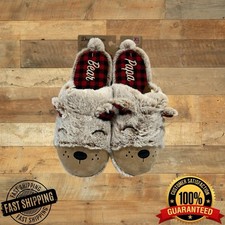 Dearfoams Lil Bear Unisex Memory Foam Slippers