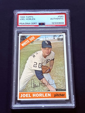 Joel Horlen Signed Autograph 1966 Topps #560 PSA DNA