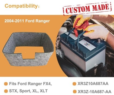 For Ford Ranger 2004-2011 2.3L L4-Gas 3.0L V6-Gas Battery Cover Insulator Shield