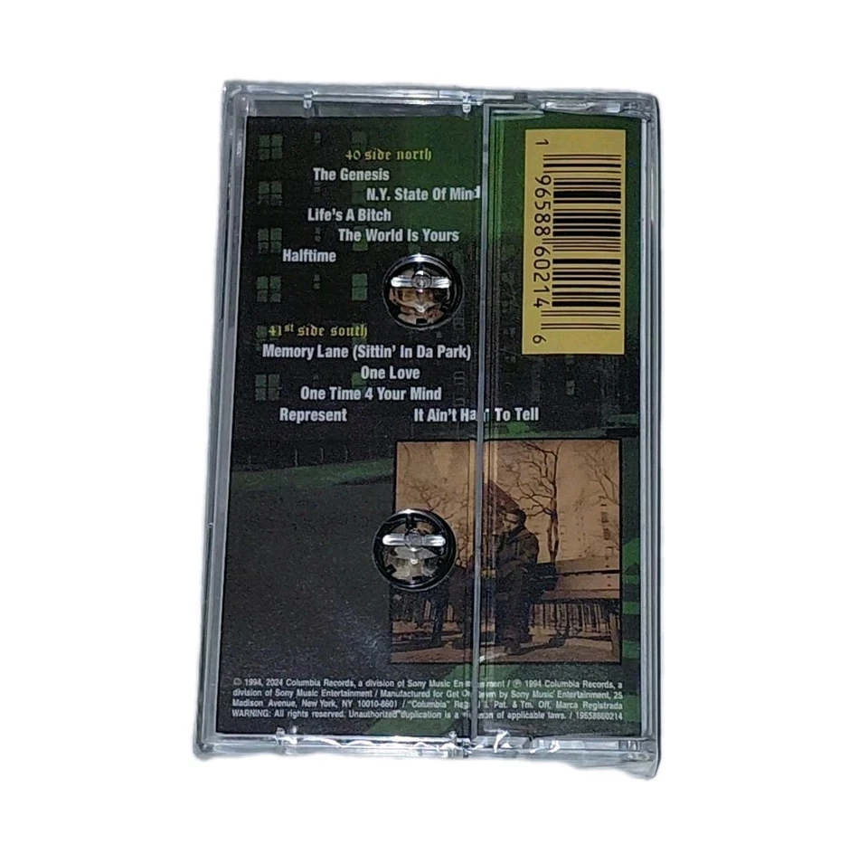 NAS Illmatic 30th Anniversary Cassette Tape SEALED! DJ Premier Q-Tip Pete Rock  - Image 2 of 3