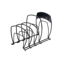 Cookware Storage Organizer Alloy Steel Cast Iron Tiered Shelf Steel Construction