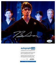 BRANDON H. LEE SIGNED KWON JAE-SUNG COBRA KAI 8x10 PHOTO AUTOGRAPHED - ACOA COA