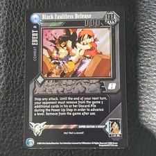Black Faultless Defense 10 Alt Foil Dragon Ball Z DBZ GT CCG Score LP