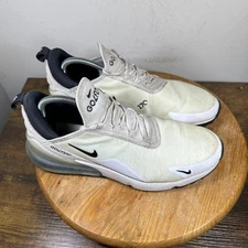 Nike Air Max 270 G Golf Shoes CK6483-102 Beige Black Mens Size 10