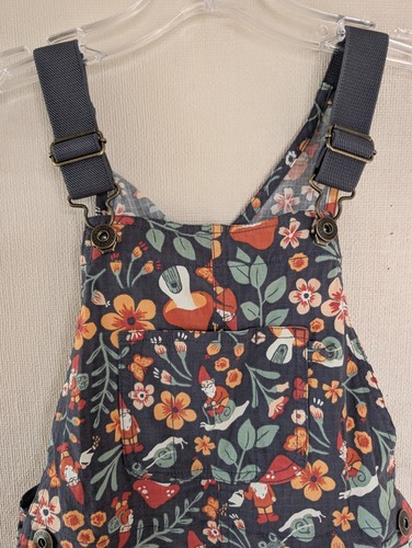 Duluth Trading Overalls Girls Sz 7 Cottagecore Fairycore Fall Gardening Bibs - Picture 2 of 14