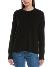 Alashan Cashmere Emilia Crewneck Cashmere Sweater Women's Black O/S