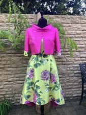 Gabriela Sanchez Mother Of The Bride Floral Rose Wedding Outfit UK Size 12
