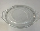 Vintage Pyrex "Clear" 943 C-10 Lid For 1.5 Model #043 Oval Dish