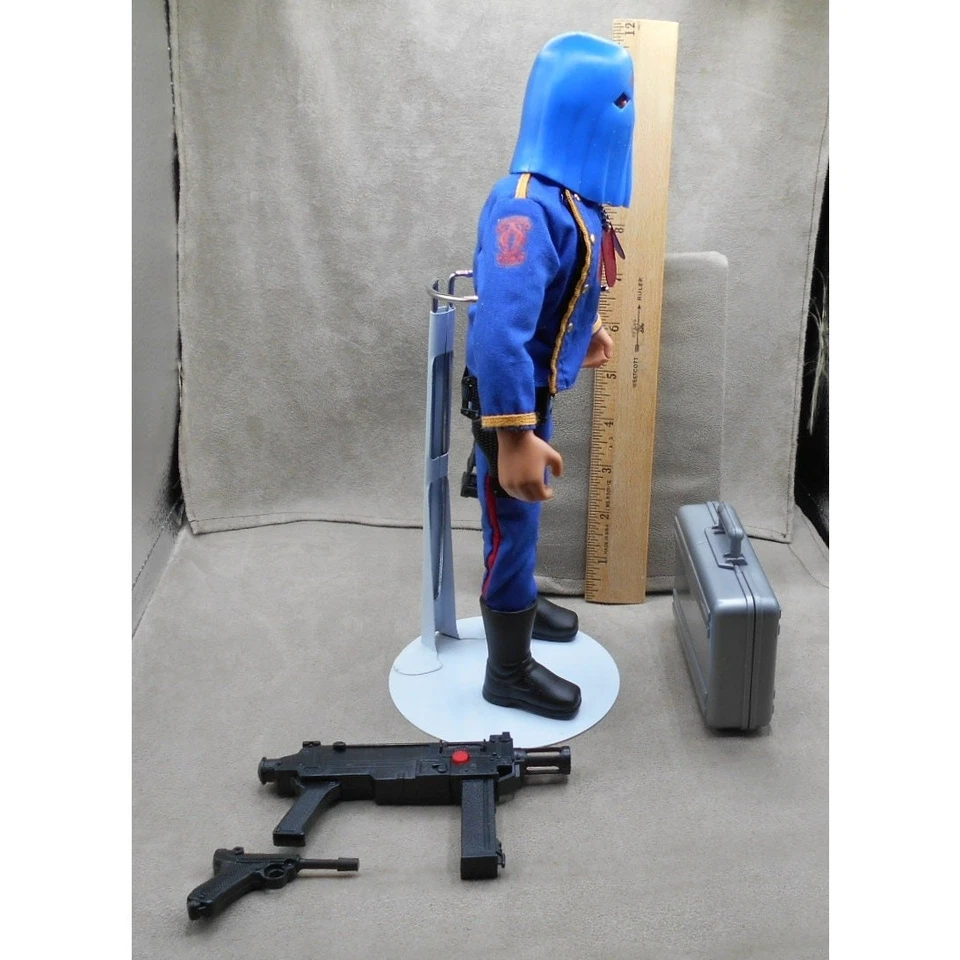 1992 Cobra Commander Hall of Fame G.I. Joe 12" Doll Near Complete Hasbro - Image 3 of 4