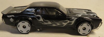 Hot Wheels '68 Mercury Cougar Black HW White Flames Loose 2013 Toy Car Malaysia