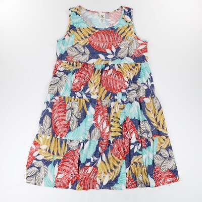 Sew In Love Women's Sleeveless Floral Print Fit & Flare Dress Multicolor Size S