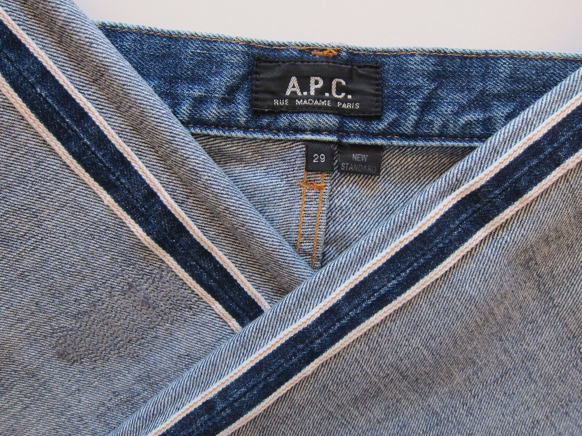 A.P.C. New Standard jeans APC single stitch butler destroy A.P.C. New Standard jeans APC single stitch butler destroy