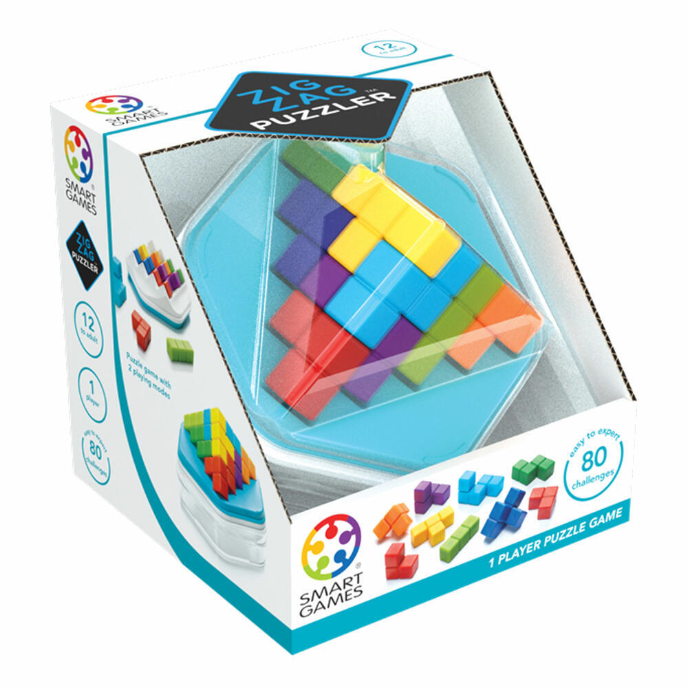 Thumbnail - Smart Games Logikspiel Zigzag Puzzler Denkspiel Kinderspiel Spiel Ab