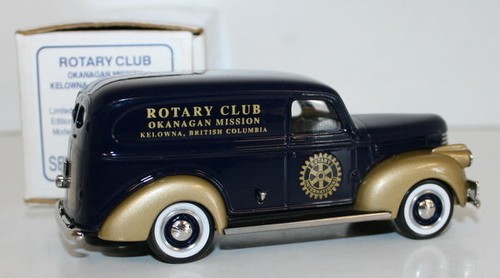 Durham 1/43 Scale White Metal 1941 Chevrolet Van Rotary Club Okanagan Mission - Picture 2 of 2