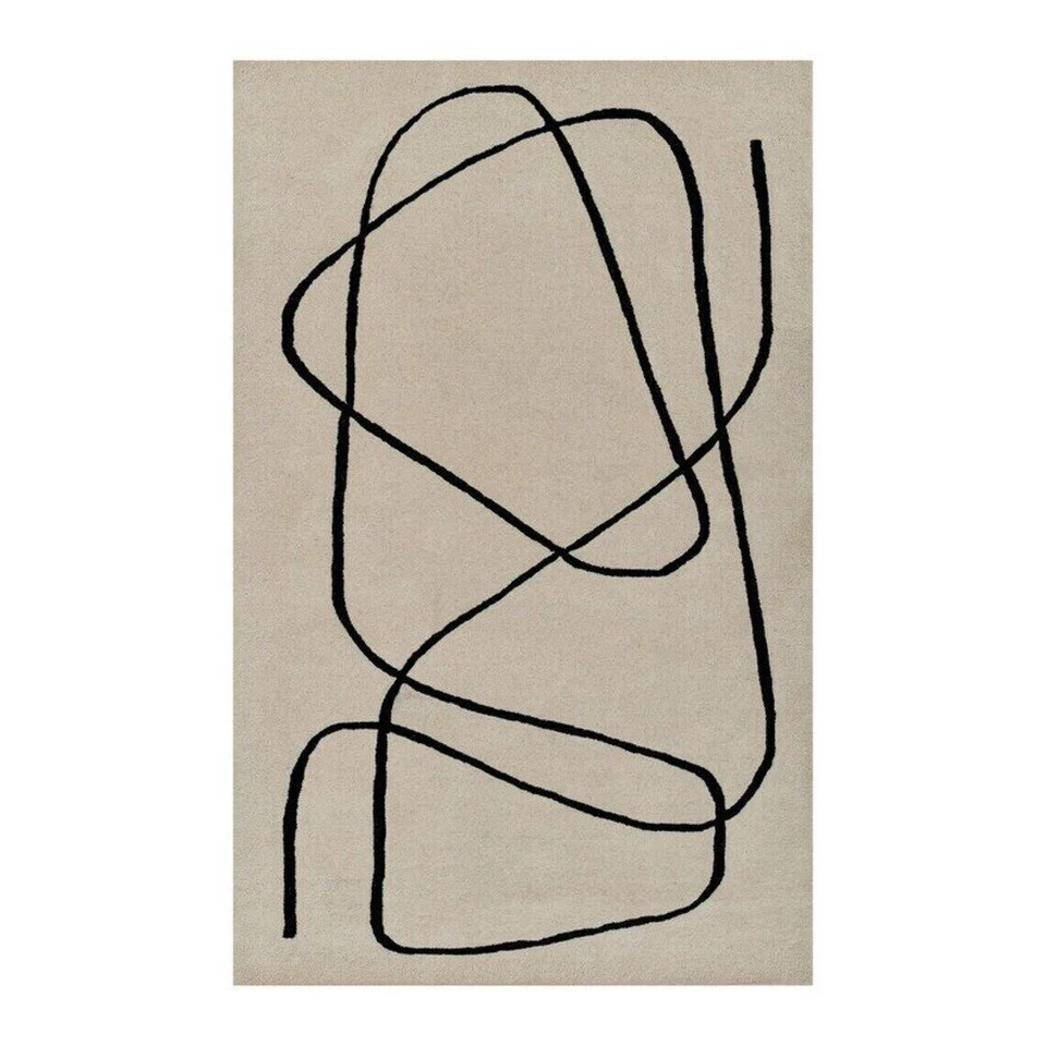 Emery Hand-Tufted Wool Rug 100% New Zealand Woolen Area Rug Hand Tufted - Image 2 of 4