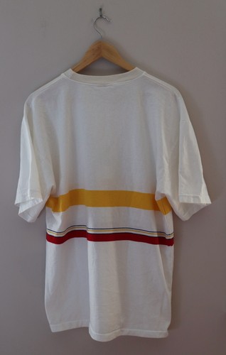 Vintage 1990s Washington, DC Capitol T-Shirt White Bulti Sz XL US Made Striped - Picture 5 of 9