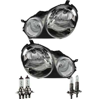 Scheinwerfer Set für VW Polo IV 4 9N Bj 01-05 Bosch/AL System H7+H1 inkl Motoren