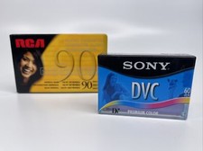 RCA 90 Minute Audio Cassette and Sony DVC Premium Color Mini DV Lot