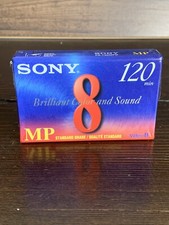 Sony 8mm Video P6-120MP Blank Tape Brand New Sealed