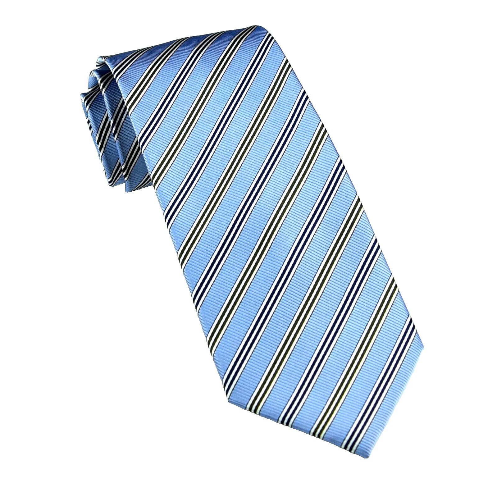 Lazos de rayas de sarga para hombres