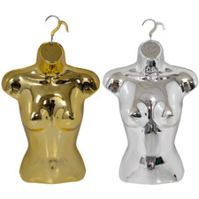 Luxury High Quality Half Hanging Female Mannequin Torso Body Form Display Bust