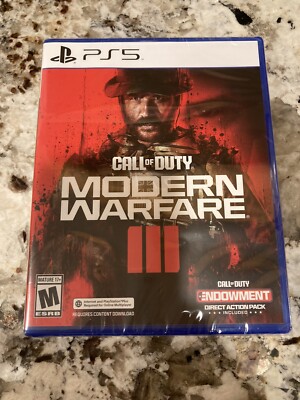 Call of Duty Modern Warfare 3 III Sony PlayStation 5 PS5 ENDOWMENT PACK INCLUDED