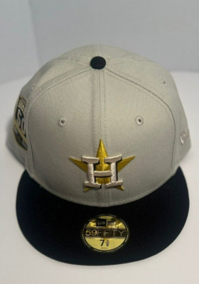  Houston Astros New Era Two Tone Stone 59FIFTY Fitted Hat 7 5/8