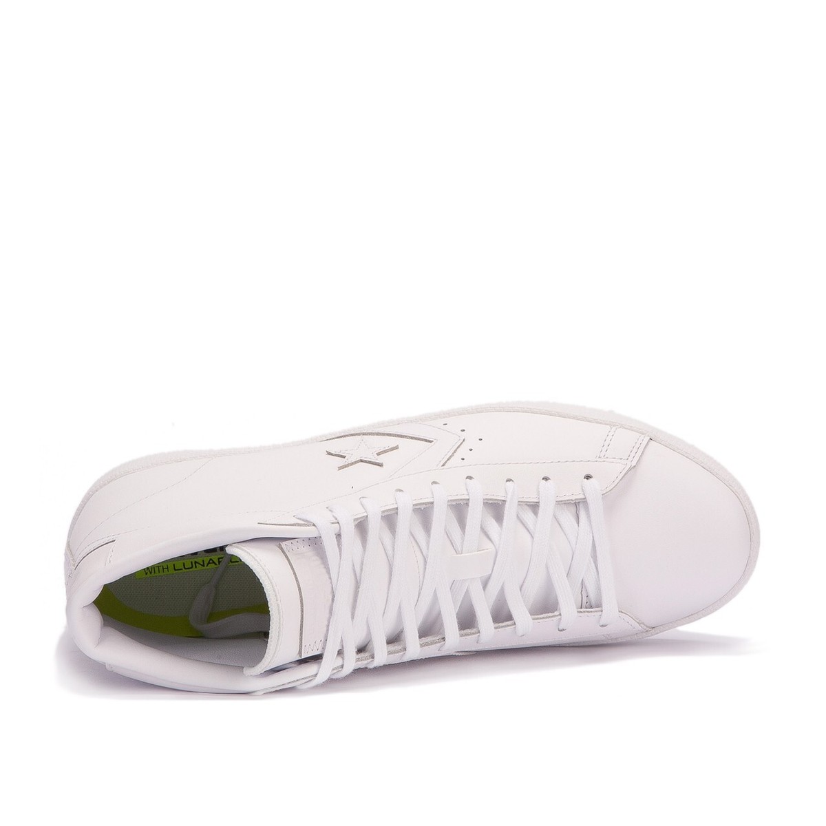 NIB Converse Pro Leather 76 Mid Mono White 155335C US Mens NIB Converse Pro Leather 76 Mid Mono White 155335C US Mens