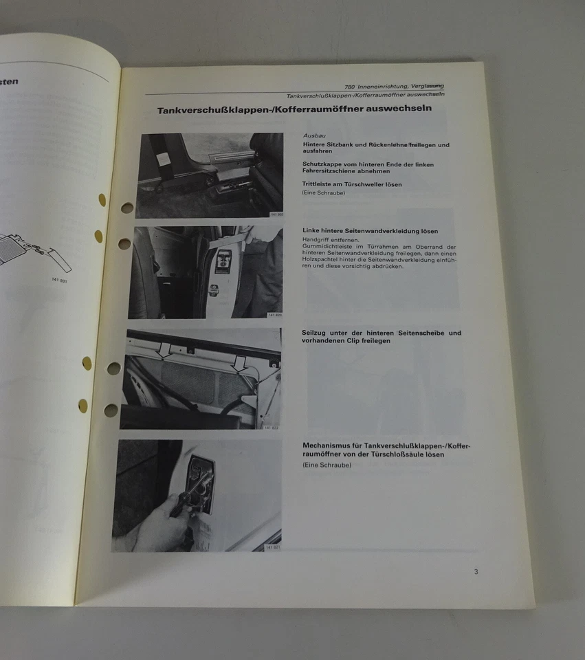 Manual De Taller Volvo 780 Coupe Interior / Cristales De 08/1986 - Imagen 2 de 2