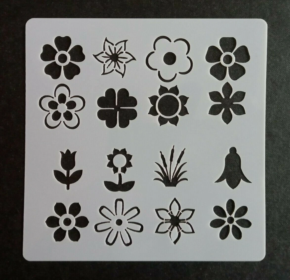Simple Flower Stencils