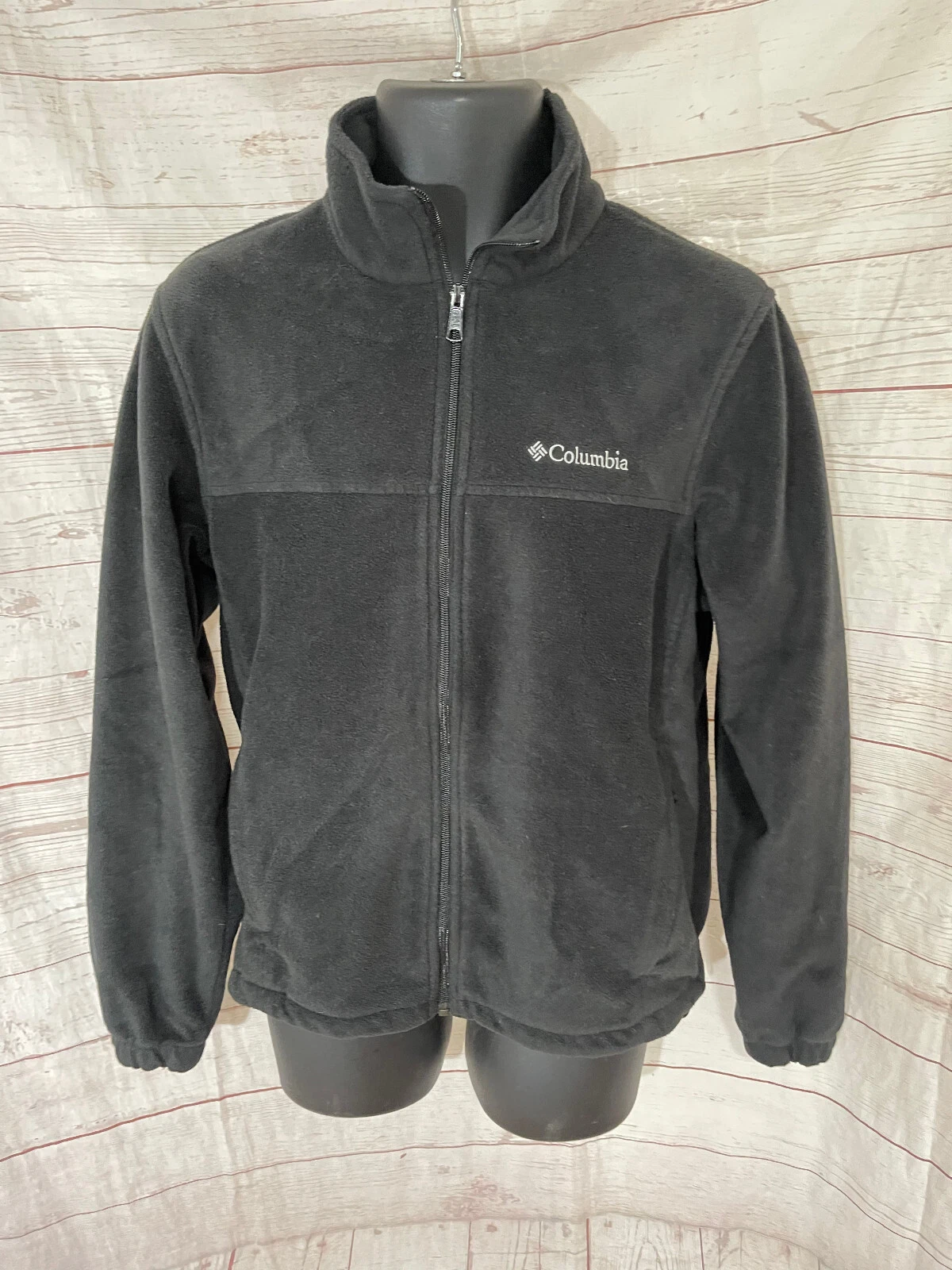 Columbia Men’s Black Full Zip Turtleneck Fleece Jacket Size M