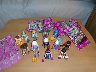 Playmobil series 13 Girl woman 9333 complete12 figure maybe some