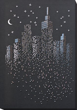 The glitter of the night city Bead Embroidery Kit DIY Beaded Home Decor Wall Art
