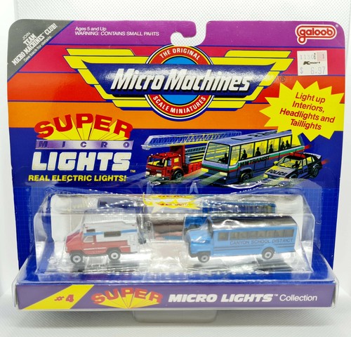 Micro Machines Micro Lights Blaze and Roar to choose - Galoob, RARE Vintage - Picture 7 of 61