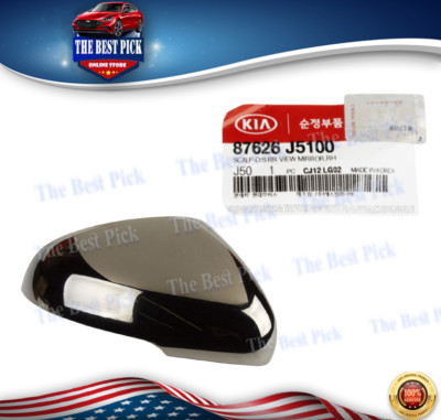  GENUINE  Side Mirror Cover Dark Chrome RIGHT for Kia Stinger 18-22 87626J5100
