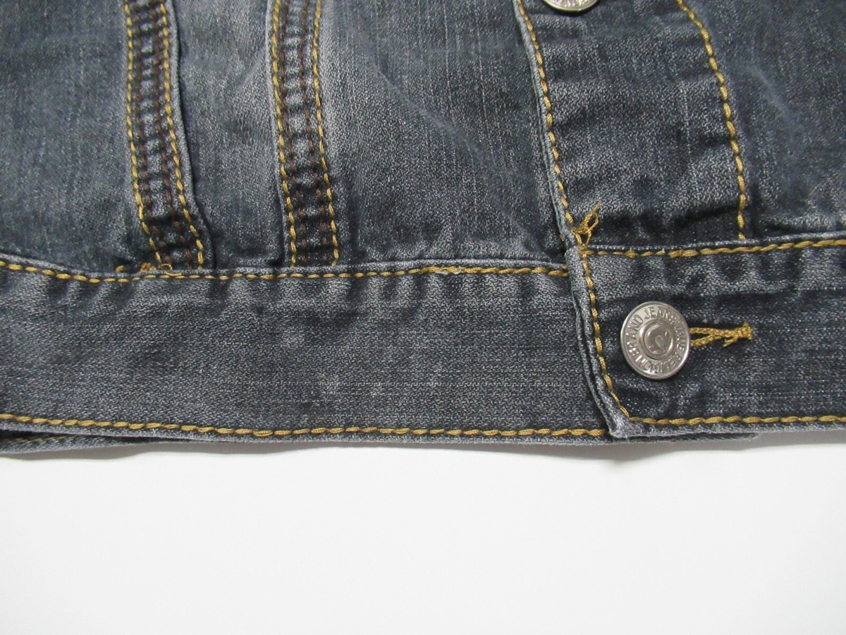 True Religion Men Jimmy Big QT Button Front Trucker Jean True Religion Men Jimmy Big QT Button Front Trucker Jean